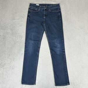 GAP 1989 Jeans Women's 28 Straight Leg Blue Denim Stretch Mid Rise USA